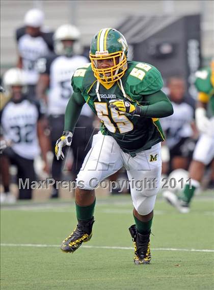 Thumbnail 3 in Madison vs. Central (Florida vs. Texas Football Showcase) photogallery.