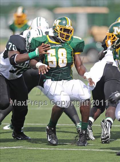 Thumbnail 1 in Madison vs. Central (Florida vs. Texas Football Showcase) photogallery.