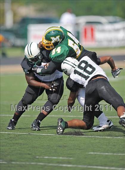Thumbnail 3 in Madison vs. Central (Florida vs. Texas Football Showcase) photogallery.