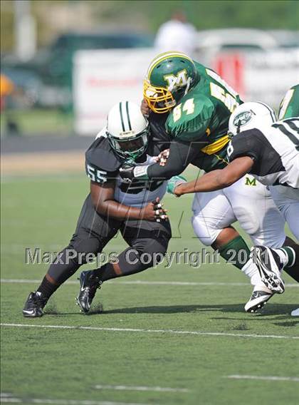 Thumbnail 2 in Madison vs. Central (Florida vs. Texas Football Showcase) photogallery.
