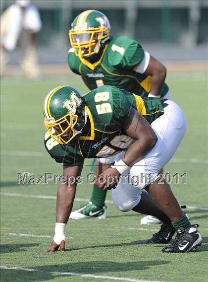 Thumbnail 1 in Madison vs. Central (Florida vs. Texas Football Showcase) photogallery.