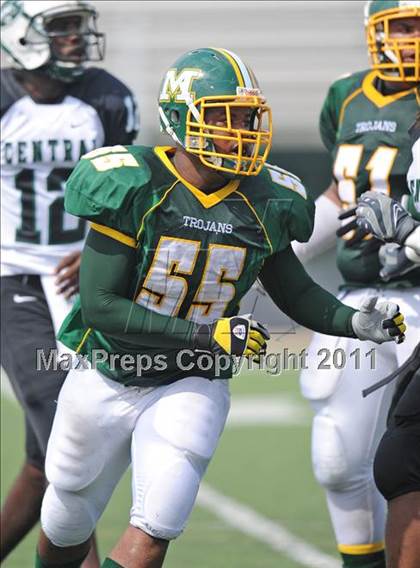Thumbnail 3 in Madison vs. Central (Florida vs. Texas Football Showcase) photogallery.
