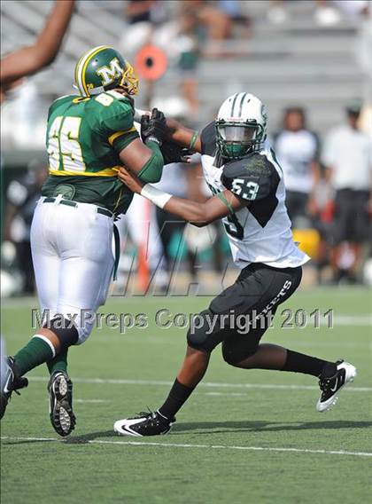 Thumbnail 3 in Madison vs. Central (Florida vs. Texas Football Showcase) photogallery.