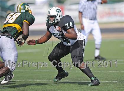 Thumbnail 1 in Madison vs. Central (Florida vs. Texas Football Showcase) photogallery.