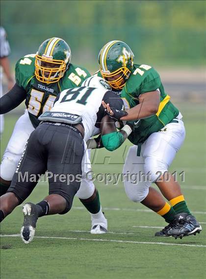 Thumbnail 3 in Madison vs. Central (Florida vs. Texas Football Showcase) photogallery.