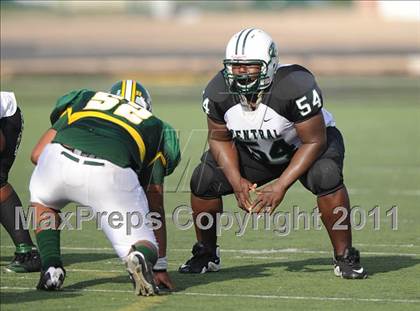 Thumbnail 3 in Madison vs. Central (Florida vs. Texas Football Showcase) photogallery.