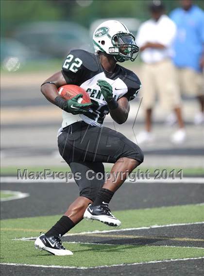 Thumbnail 1 in Madison vs. Central (Florida vs. Texas Football Showcase) photogallery.