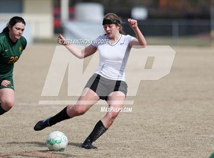 Thumbnail 1 in Jack Britt vs Pine Forest (Kicking for Cancer Girls Soccer Jamboree) photogallery.