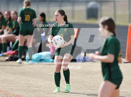 Thumbnail 2 in Jack Britt vs Pine Forest (Kicking for Cancer Girls Soccer Jamboree) photogallery.