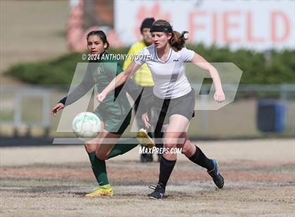 Thumbnail 3 in Jack Britt vs Pine Forest (Kicking for Cancer Girls Soccer Jamboree) photogallery.