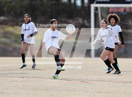 Thumbnail 2 in Jack Britt vs Pine Forest (Kicking for Cancer Girls Soccer Jamboree) photogallery.