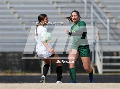 Thumbnail 2 in Jack Britt vs Pine Forest (Kicking for Cancer Girls Soccer Jamboree) photogallery.