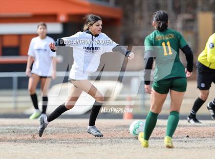 Thumbnail 1 in Jack Britt vs Pine Forest (Kicking for Cancer Girls Soccer Jamboree) photogallery.