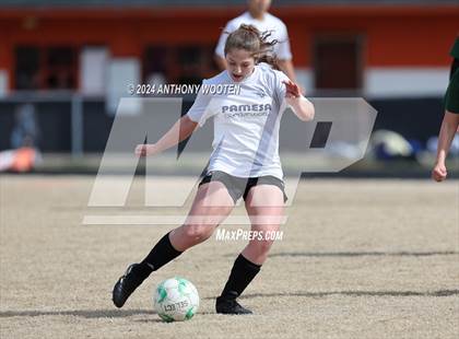 Thumbnail 1 in Jack Britt vs Pine Forest (Kicking for Cancer Girls Soccer Jamboree) photogallery.