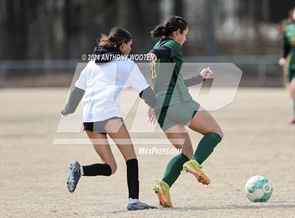 Thumbnail 2 in Jack Britt vs Pine Forest (Kicking for Cancer Girls Soccer Jamboree) photogallery.