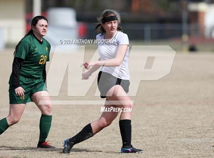 Thumbnail 1 in Jack Britt vs Pine Forest (Kicking for Cancer Girls Soccer Jamboree) photogallery.