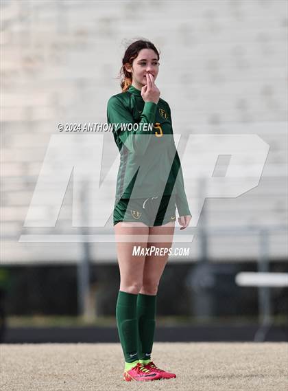 Thumbnail 1 in Jack Britt vs Pine Forest (Kicking for Cancer Girls Soccer Jamboree) photogallery.