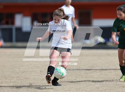 Thumbnail 2 in Jack Britt vs Pine Forest (Kicking for Cancer Girls Soccer Jamboree) photogallery.