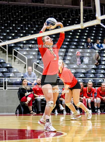 Thumbnail 2 in Bushland vs. Columbus (UIL Volleyball 3A Semi-Finals)  photogallery.