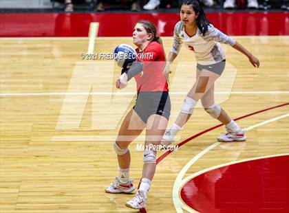 Thumbnail 3 in Bushland vs. Columbus (UIL Volleyball 3A Semi-Finals)  photogallery.