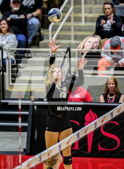 Thumbnail 2 in Bushland vs. Columbus (UIL Volleyball 3A Semi-Finals)  photogallery.