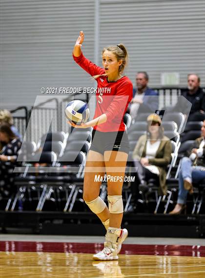 Thumbnail 2 in Bushland vs. Columbus (UIL Volleyball 3A Semi-Finals)  photogallery.