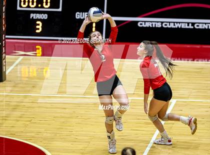 Thumbnail 2 in Bushland vs. Columbus (UIL Volleyball 3A Semi-Finals)  photogallery.