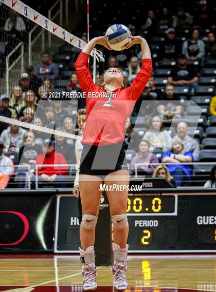 Thumbnail 2 in Bushland vs. Columbus (UIL Volleyball 3A Semi-Finals)  photogallery.