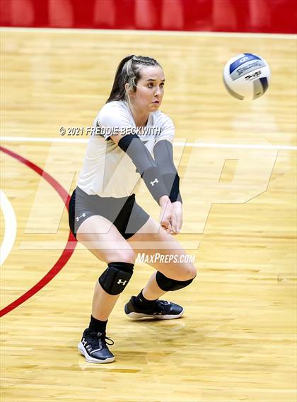 Thumbnail 2 in Bushland vs. Columbus (UIL Volleyball 3A Semi-Finals)  photogallery.
