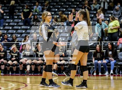 Thumbnail 2 in Bushland vs. Columbus (UIL Volleyball 3A Semi-Finals)  photogallery.
