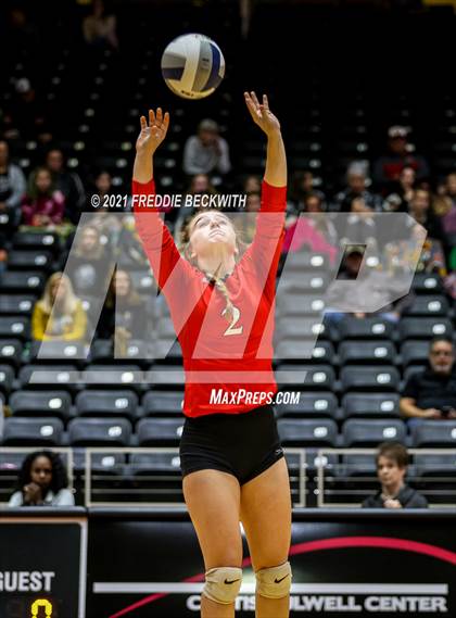 Thumbnail 1 in Bushland vs. Columbus (UIL Volleyball 3A Semi-Finals)  photogallery.