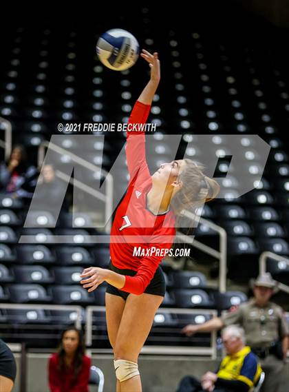 Thumbnail 1 in Bushland vs. Columbus (UIL Volleyball 3A Semi-Finals)  photogallery.