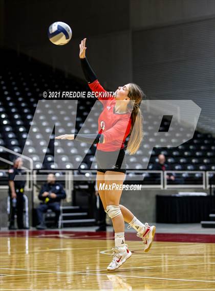Thumbnail 2 in Bushland vs. Columbus (UIL Volleyball 3A Semi-Finals)  photogallery.