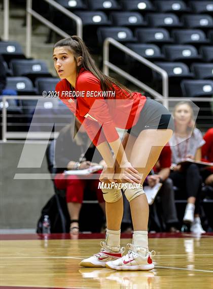 Thumbnail 3 in Bushland vs. Columbus (UIL Volleyball 3A Semi-Finals)  photogallery.