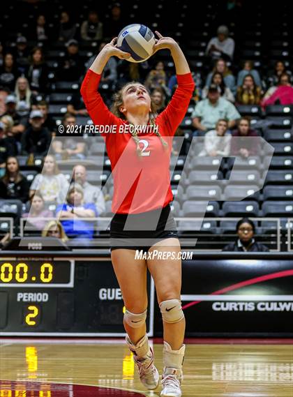 Thumbnail 2 in Bushland vs. Columbus (UIL Volleyball 3A Semi-Finals)  photogallery.