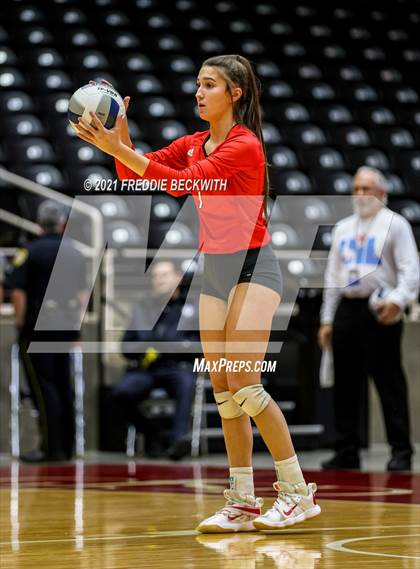 Thumbnail 2 in Bushland vs. Columbus (UIL Volleyball 3A Semi-Finals)  photogallery.