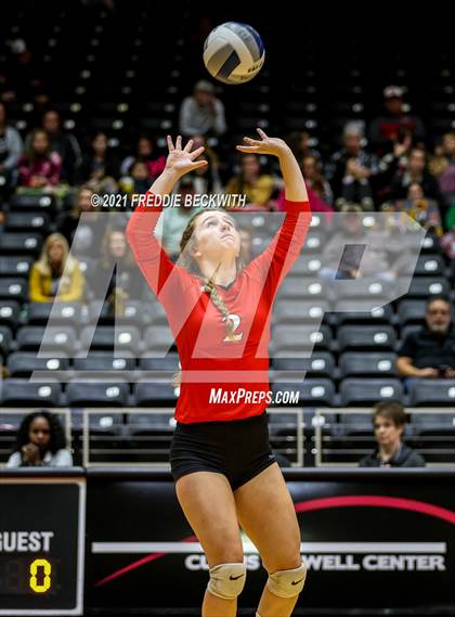 Thumbnail 2 in Bushland vs. Columbus (UIL Volleyball 3A Semi-Finals)  photogallery.