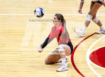 Thumbnail 3 in Bushland vs. Columbus (UIL Volleyball 3A Semi-Finals)  photogallery.