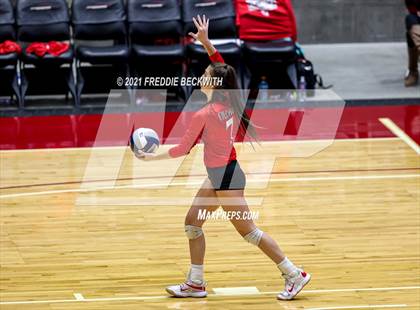 Thumbnail 2 in Bushland vs. Columbus (UIL Volleyball 3A Semi-Finals)  photogallery.
