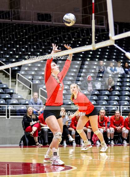 Thumbnail 3 in Bushland vs. Columbus (UIL Volleyball 3A Semi-Finals)  photogallery.
