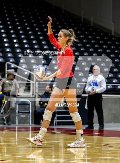Thumbnail 2 in Bushland vs. Columbus (UIL Volleyball 3A Semi-Finals)  photogallery.