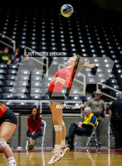 Thumbnail 2 in Bushland vs. Columbus (UIL Volleyball 3A Semi-Finals)  photogallery.