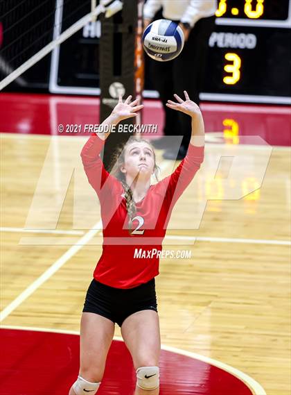 Thumbnail 1 in Bushland vs. Columbus (UIL Volleyball 3A Semi-Finals)  photogallery.