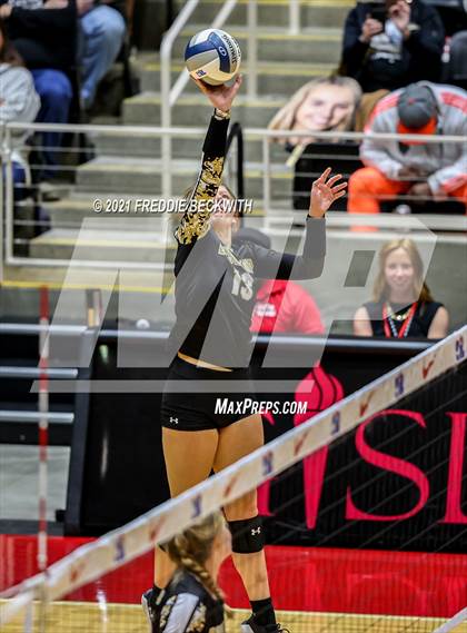 Thumbnail 3 in Bushland vs. Columbus (UIL Volleyball 3A Semi-Finals)  photogallery.