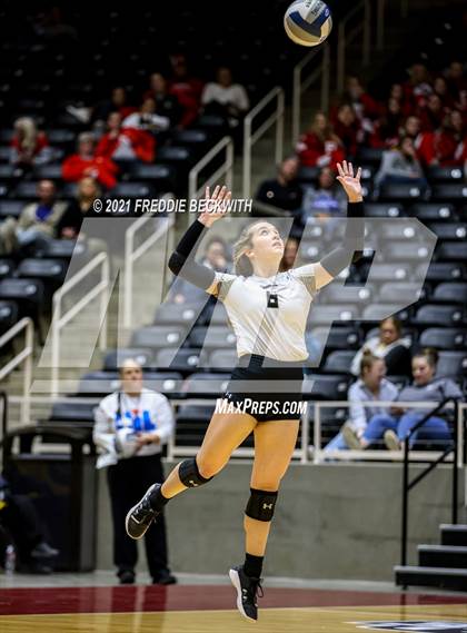 Thumbnail 1 in Bushland vs. Columbus (UIL Volleyball 3A Semi-Finals)  photogallery.