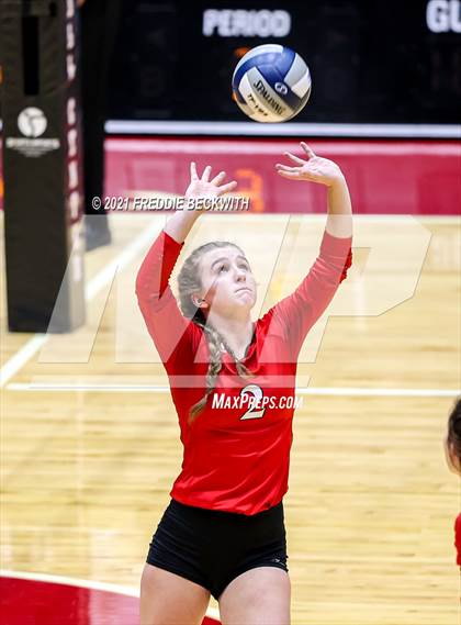 Thumbnail 1 in Bushland vs. Columbus (UIL Volleyball 3A Semi-Finals)  photogallery.