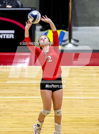 Thumbnail 1 in Bushland vs. Columbus (UIL Volleyball 3A Semi-Finals)  photogallery.
