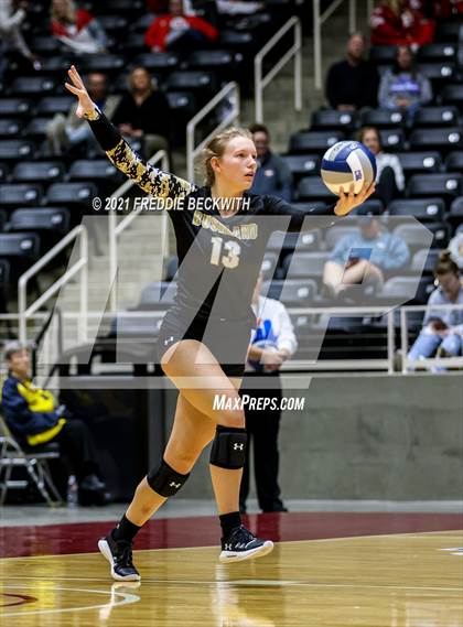 Thumbnail 2 in Bushland vs. Columbus (UIL Volleyball 3A Semi-Finals)  photogallery.