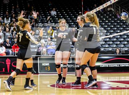 Thumbnail 1 in Bushland vs. Columbus (UIL Volleyball 3A Semi-Finals)  photogallery.