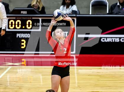 Thumbnail 3 in Bushland vs. Columbus (UIL Volleyball 3A Semi-Finals)  photogallery.